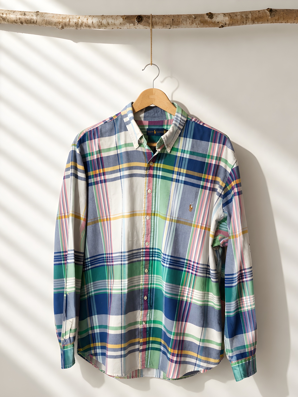 Polo by Ralph Lauren Men's Multicolor Plaid Button-Down Shirt 2XB/2TG